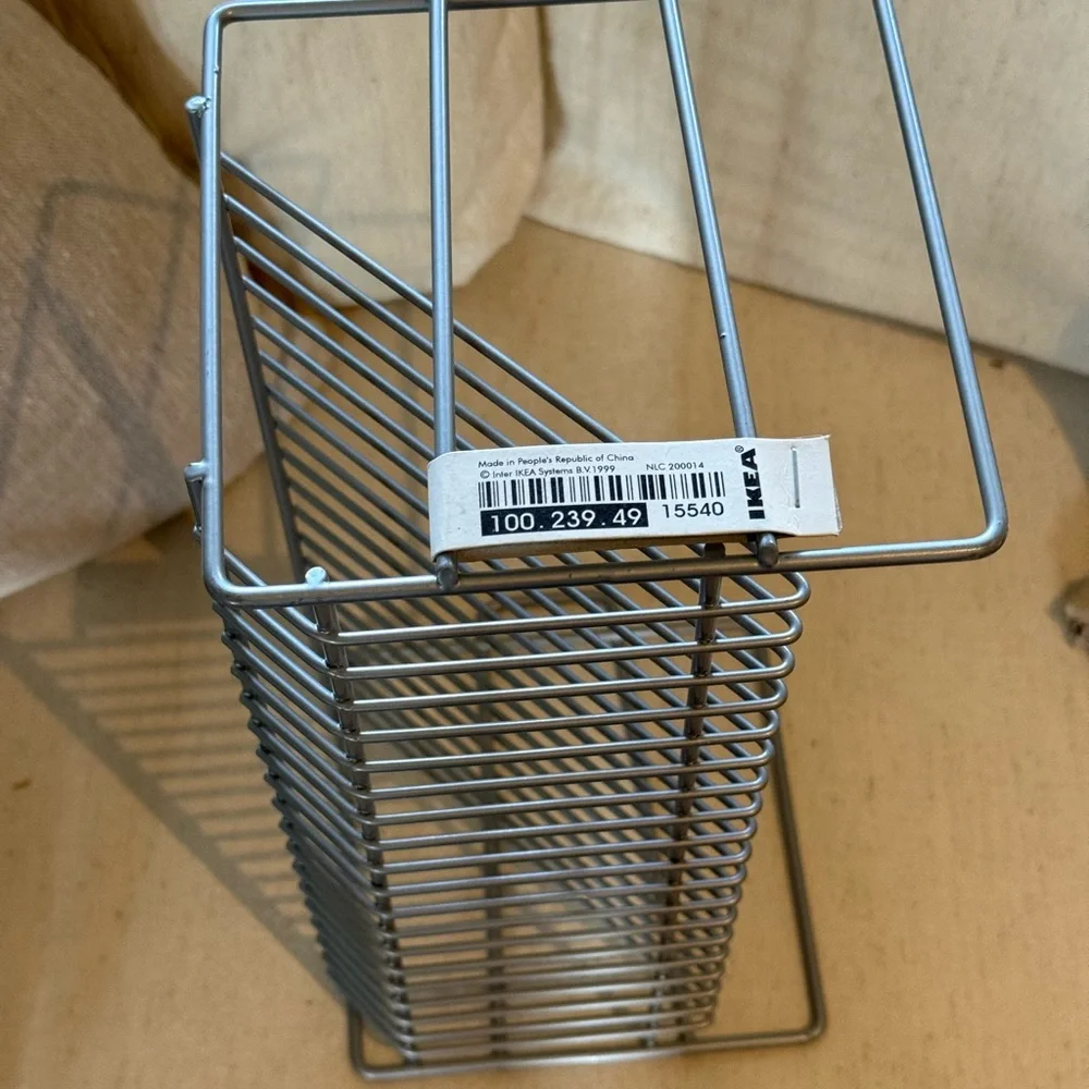 IKEA metal tower storage cd holder
